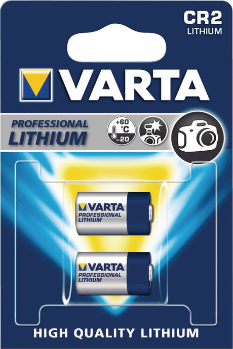 Batterie photo lithium Varta cr2-2 3v 920mah 2-blister