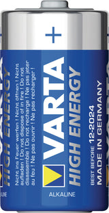 VARTA 4914 2B Batterie alcaline C LR14 1,5 V Énergie à haute énergie 10 BLISTERS