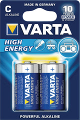 Varta 4914 2b pile alcaline c lr14 1,5 v haute énergie 10 blisters