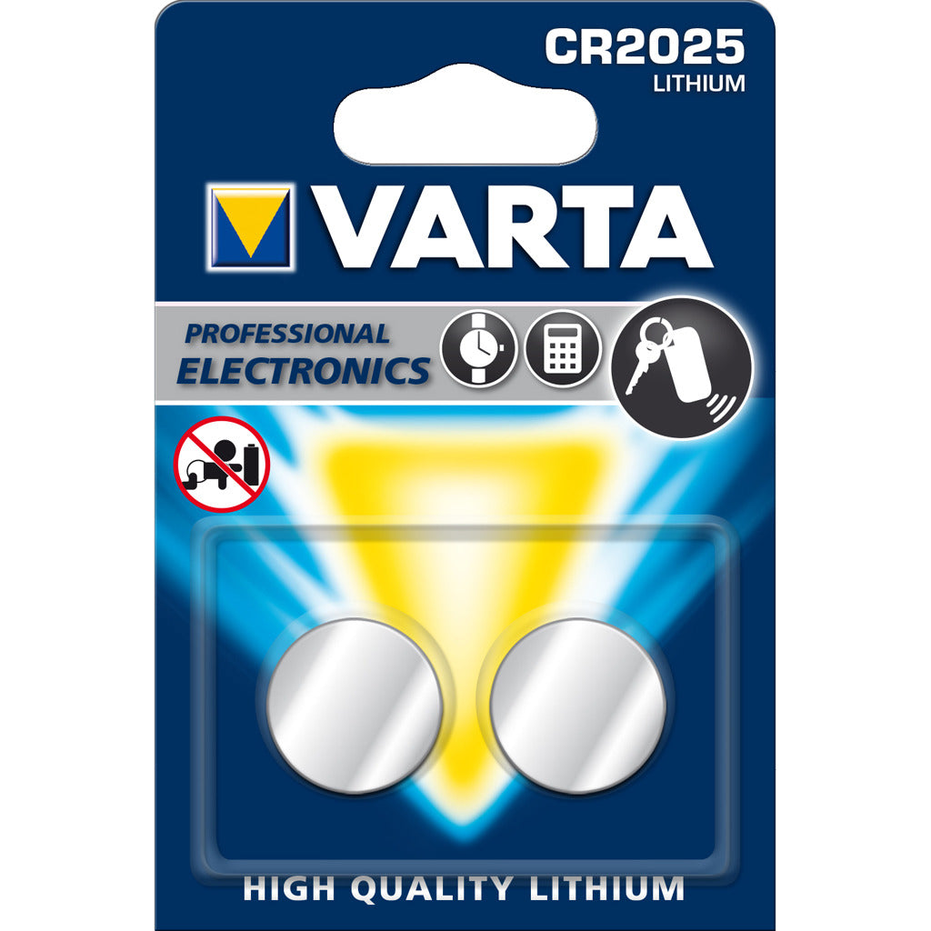 VARTA CR2025 Batterie a celle knoop 2 pezzi