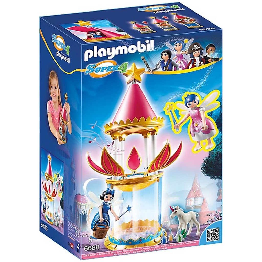 Playmobil 6688 super 4 donella avec tour fleurie musicale + son