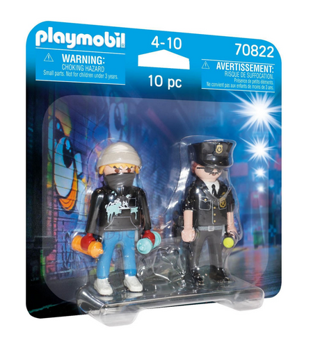 Playmobil City Action Agent de police de Duopack et Sproeier 70822