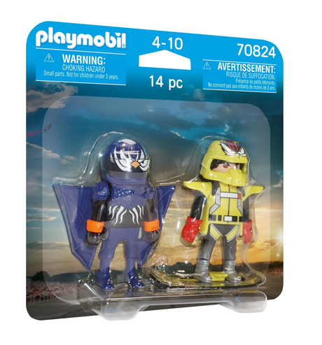 Playmobil duopack spectacle de cascades aériennes - 70824