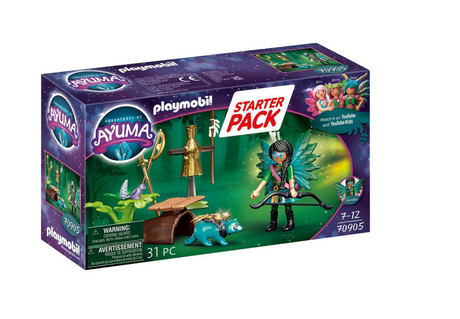 Playmobil Ayuma starter set chevalier fée avec raton laveur - 70905