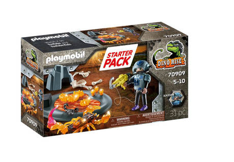 Playmobil dino Rise starter pack lutte contre le scorpion de feu - 70909