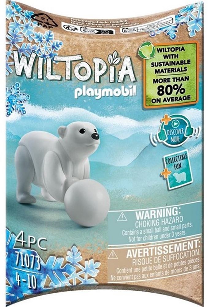 Playmobil Wiltopia bébé ours polaire - 71073