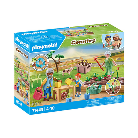 Playmobil country potager idyllique chez les grands-parents - 71443