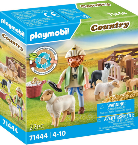 Playmobil country jeune berger avec mouton - 71444