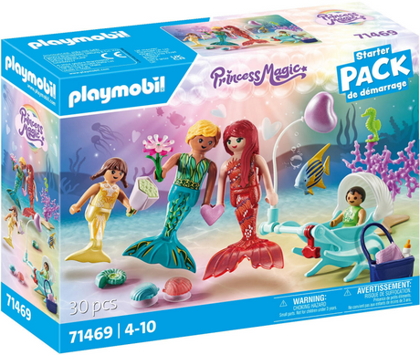 Playmobil starter pack famille de sirènes - 71469