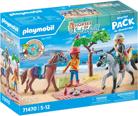Melia Playmobil 71470 Starter Packs Horse Riding à la plage