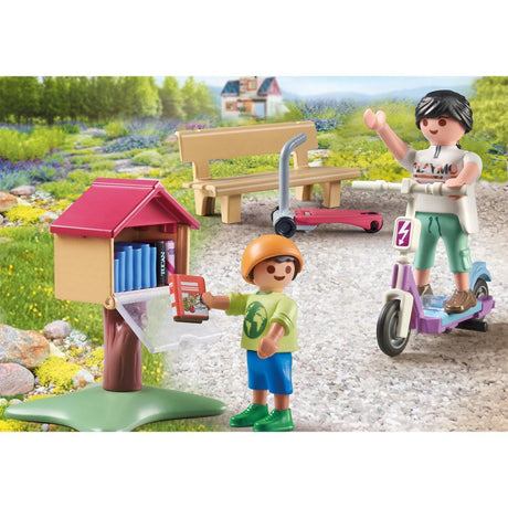 Playmobil 71511 mon échange de livres de vie pour le rat de bibliothèque