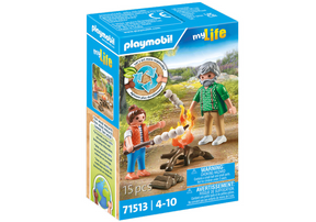 Playmobil My Life Camp Fire avec des guimauves - 71513