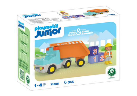 Playmobil 71685 camion benne junior | 2 pièces