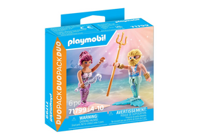 Playmobil 71799 sirène et triton | 2 pièces