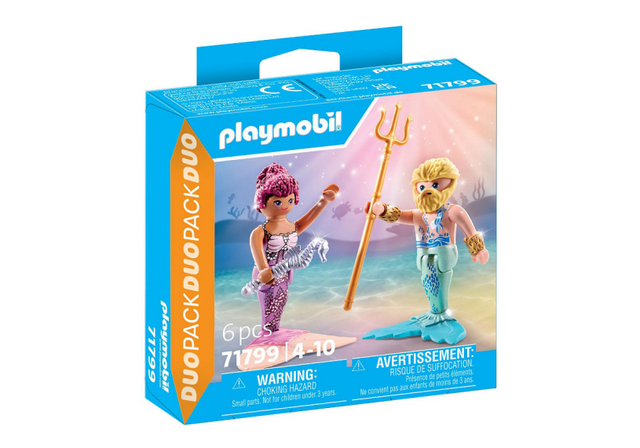 Playmobil 71799 sirène et triton | 2 pièces