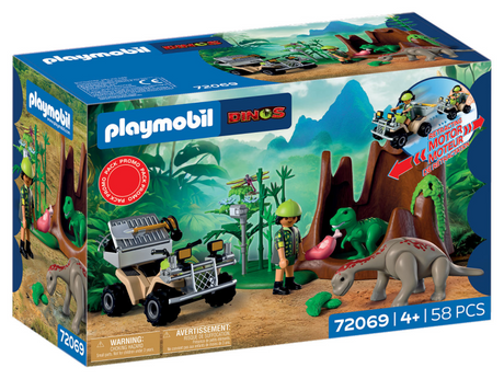 Abri pour dinosaures Playmobil Dinos - 72069