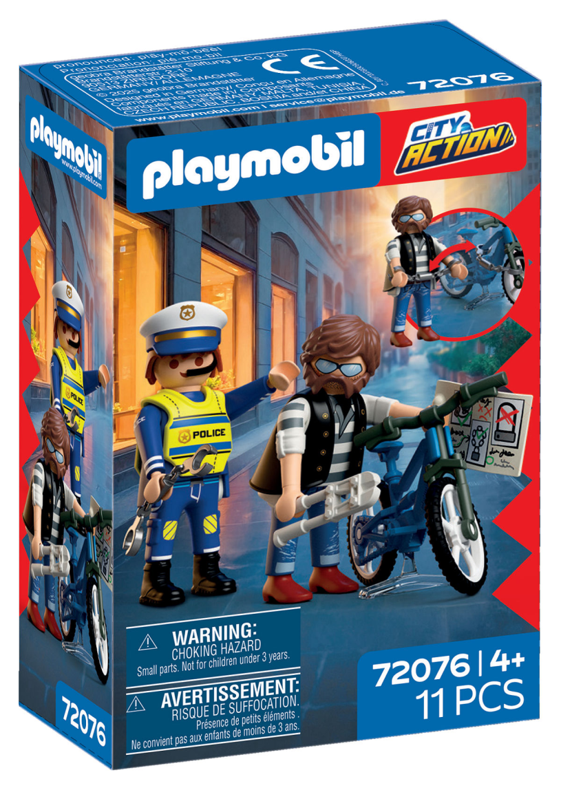 Playmobil 72076 vol de vélo | 2 pièces