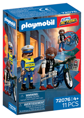 Playmobil 72076 vol de vélo | 2 pièces