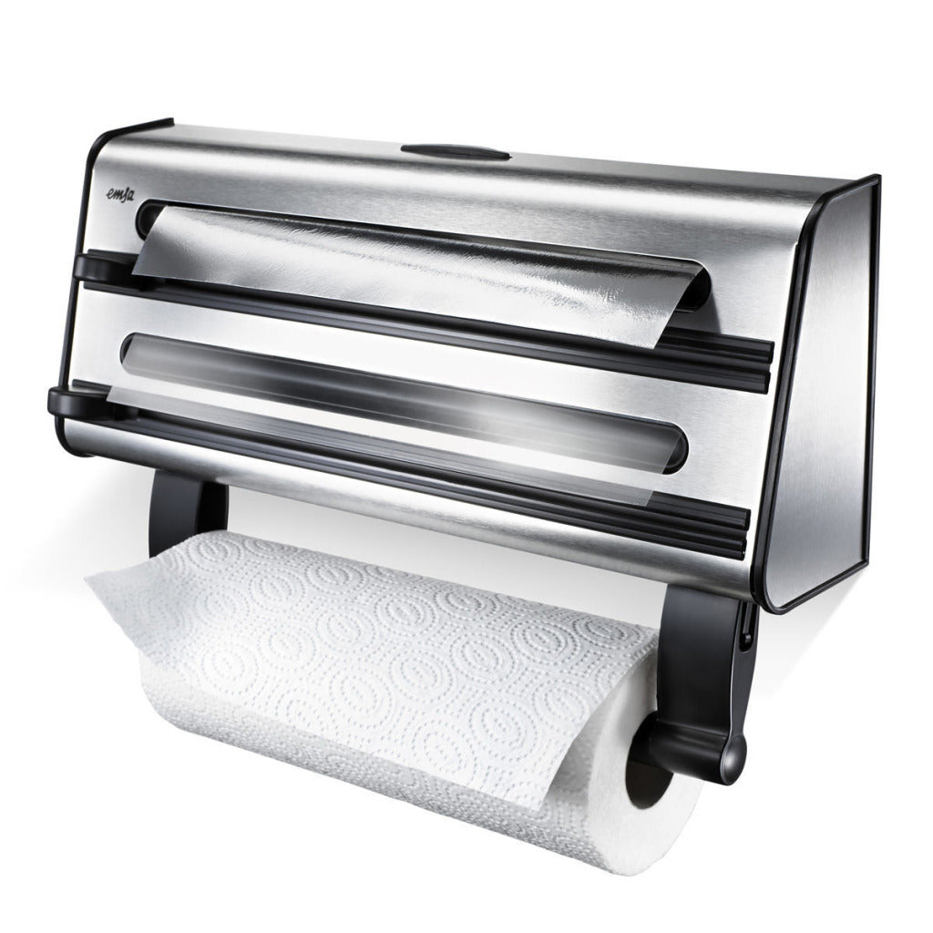 EMSA EMSA Contura Kitchen Roll Holder 3-delad rostfritt stål