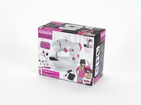 Machine à coudre pour enfants Klein Toys Fashion Passion - incl. toutes les fournitures - blanc rose