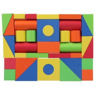 Jip y découvre des blocs à empiler en mousse 37 pièces colorées | 4 pièces