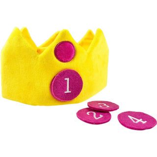Couronne d'anniversaire Bumba avec âges amovibles, 5 pièces.