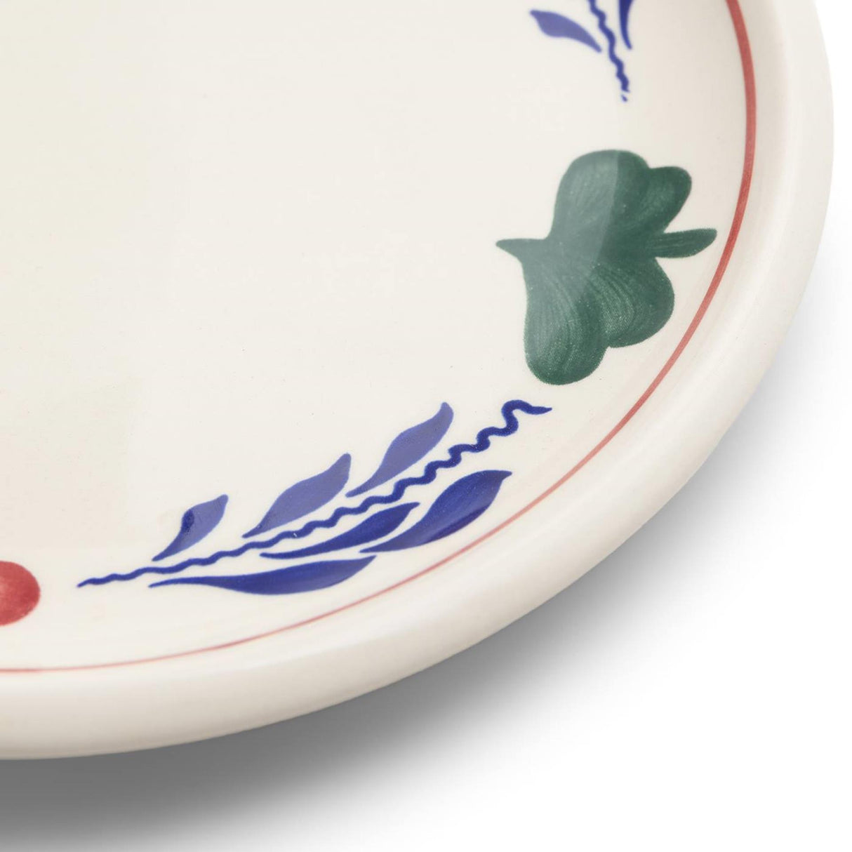 Boerenbont gebaksbord menuet ã˜16cm pak a 6 stuks, aardewerk