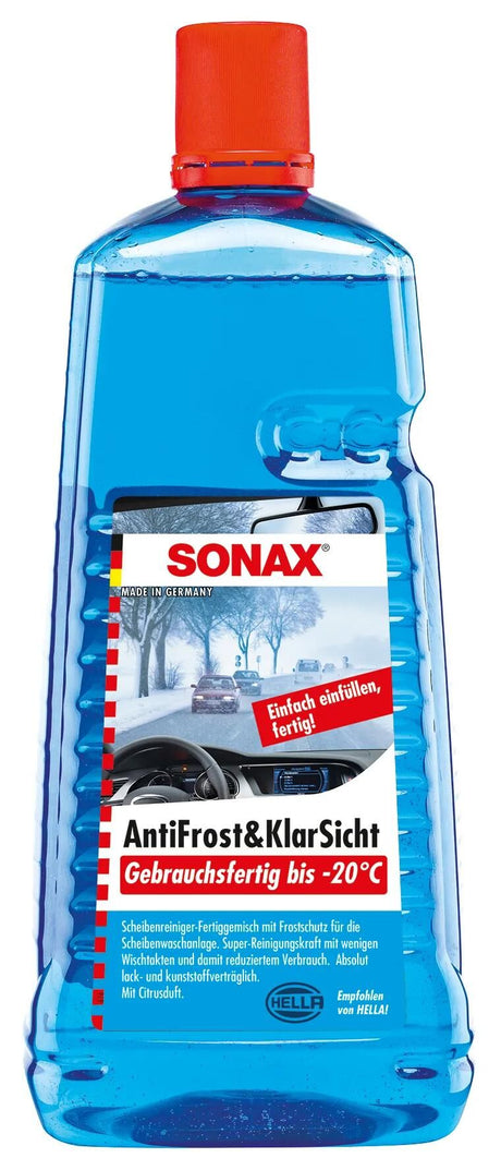 Sonax liquide pour vitres antigel antigel clair antirouille et vue dégagée 2 litres. fait