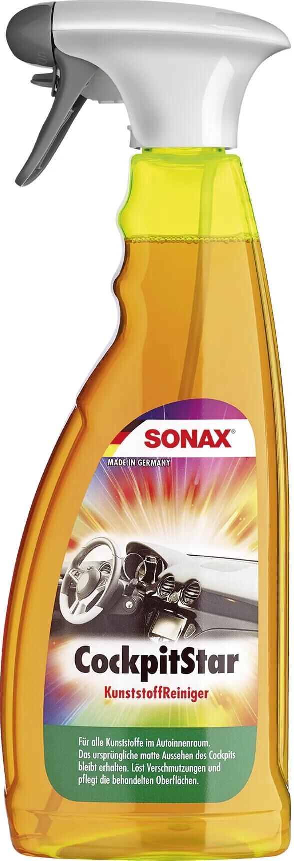 Sonax produit d'entretien plastique cockpitstar cockpitstar 750 ml