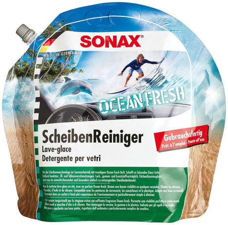 Sonax nettoyant pour vitres nettoyant pour vitres 3 l océan frais