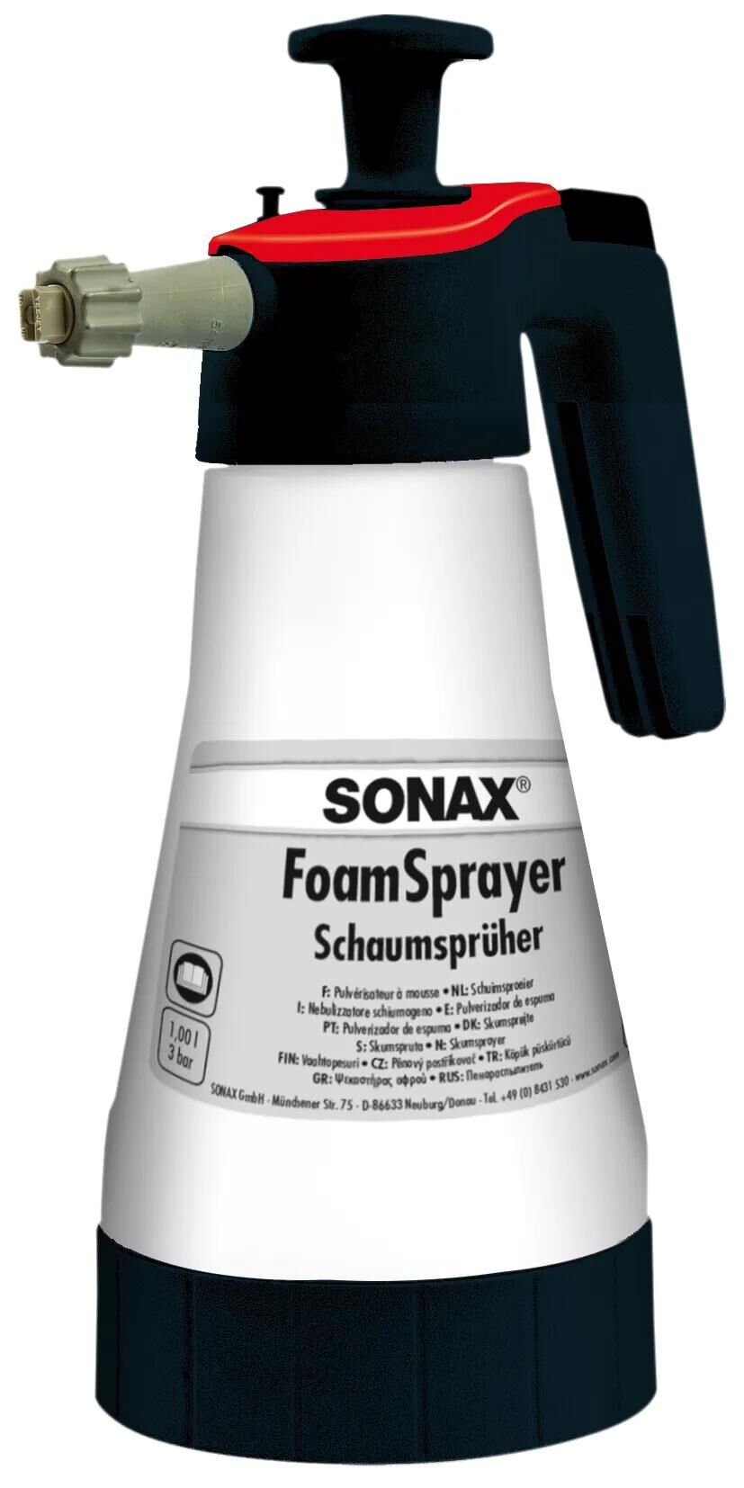 Sonax pulvérisateur à pompe à pression pulvérisateur à mousse pulvérisateur à mousse pulvérisateur à mousse 1 litre