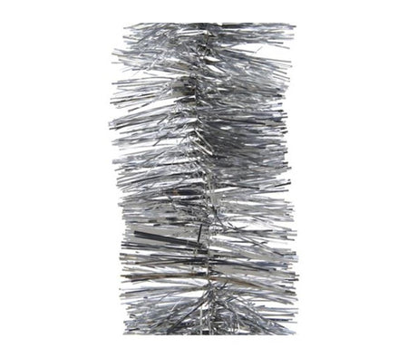Guirlande de lametta Decoris 270cm argent