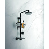 Support de douche Metaltex 29x11x15 cm métal noir