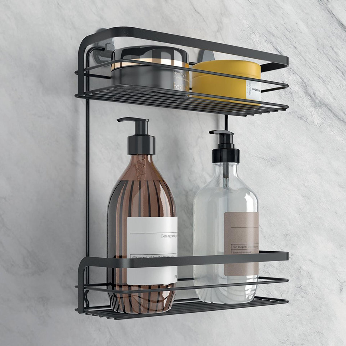 Metaltex Shower Law 2 couches noir