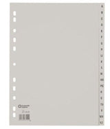 Ahrend ofc-tab1 onglets a4 a - z gris lot de 20 pièces