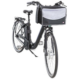 Panier de vélo Trixie pour la direction du nylon noir gris