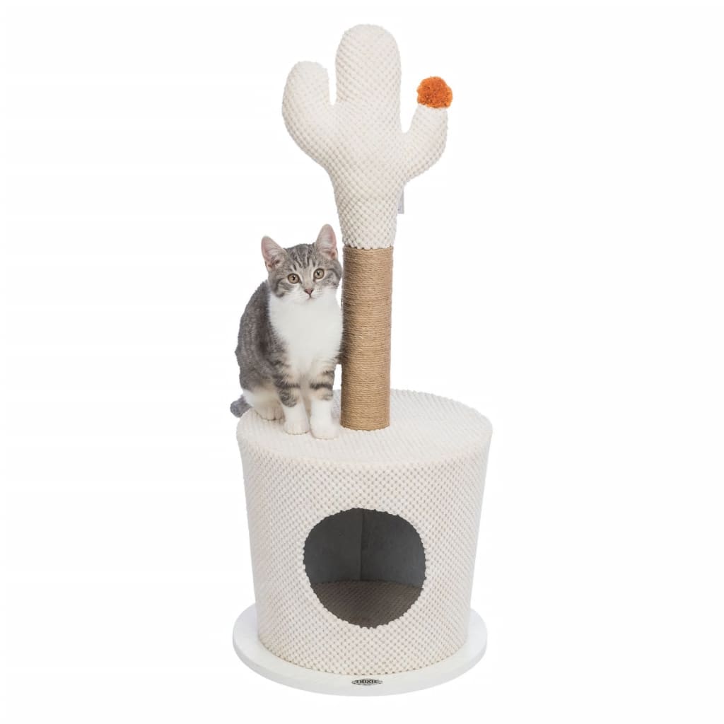 Trixie Trixie Cat Scratching Post avec cactus 36x84 cm Crème -colored