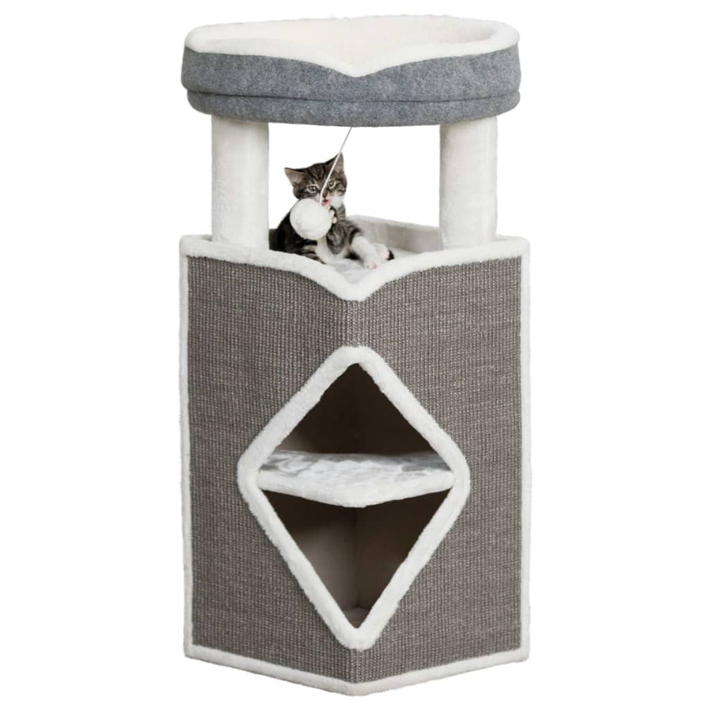 Trixie Trixie Cat Tower Arma Grey Blue and White