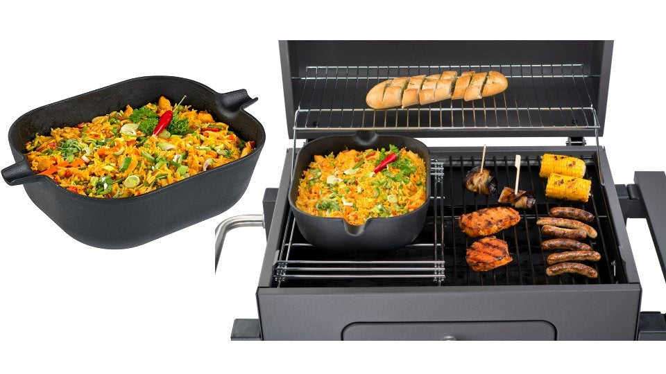 TROPRO TRO 8583 Cast Iron Deployment Wok for 8570 Main Grill Grille