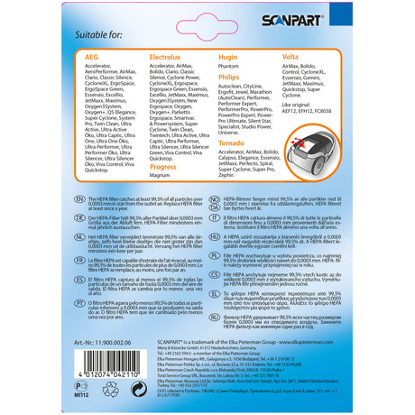 Filtre Scanpart phi ele classe S efh12
