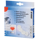 Scanpart 1940000200 f042 amortisseurs de vibrations 4 pièces