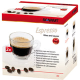 SCANPART ESPRESSO Tête et soucoupe 7cl 2 pièces