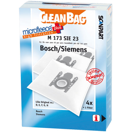 Scanpart m173sie23 sac à poussière en micropolaire b s d e f g h micro fr