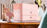 Han ha-1100-86 smart-box plus allison 2 tiroirs et boîte flamant rose