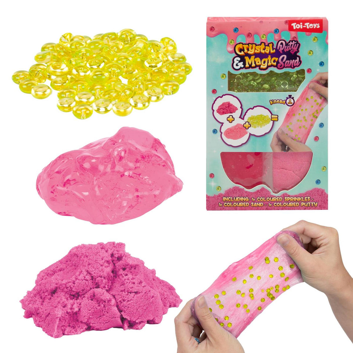 Toi-toys mastic mélange set 3 assortis