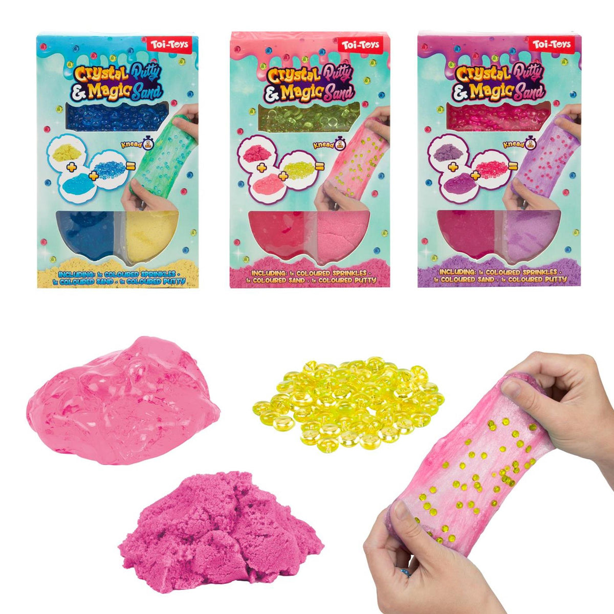 Toi-toys mastic mélange set 3 assortis