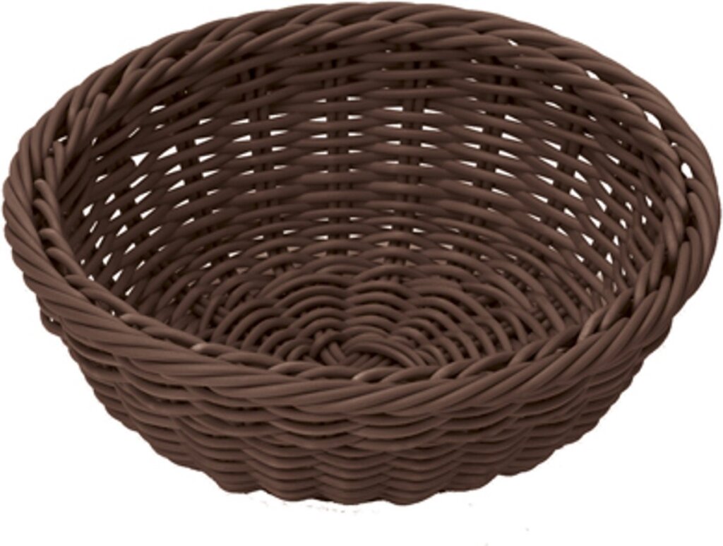 Westmark saleen corbeille à pain ronde 23x9cm marron