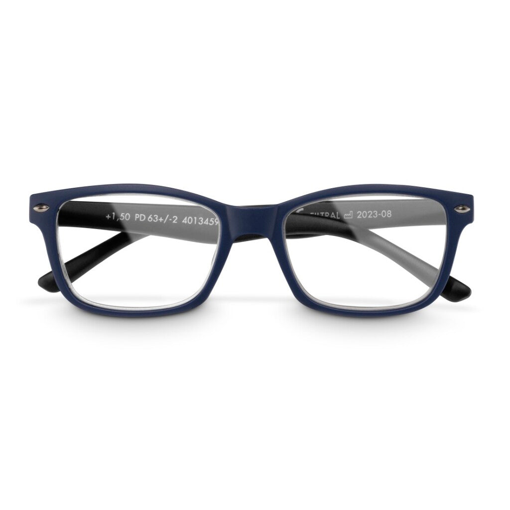 Hama lunettes de lecture +3,0 dtp bleu foncé noir mat