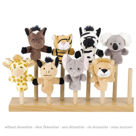 Ensemble de marionnettes à doigts Goki, animaux sauvages. 7,5-8,5c