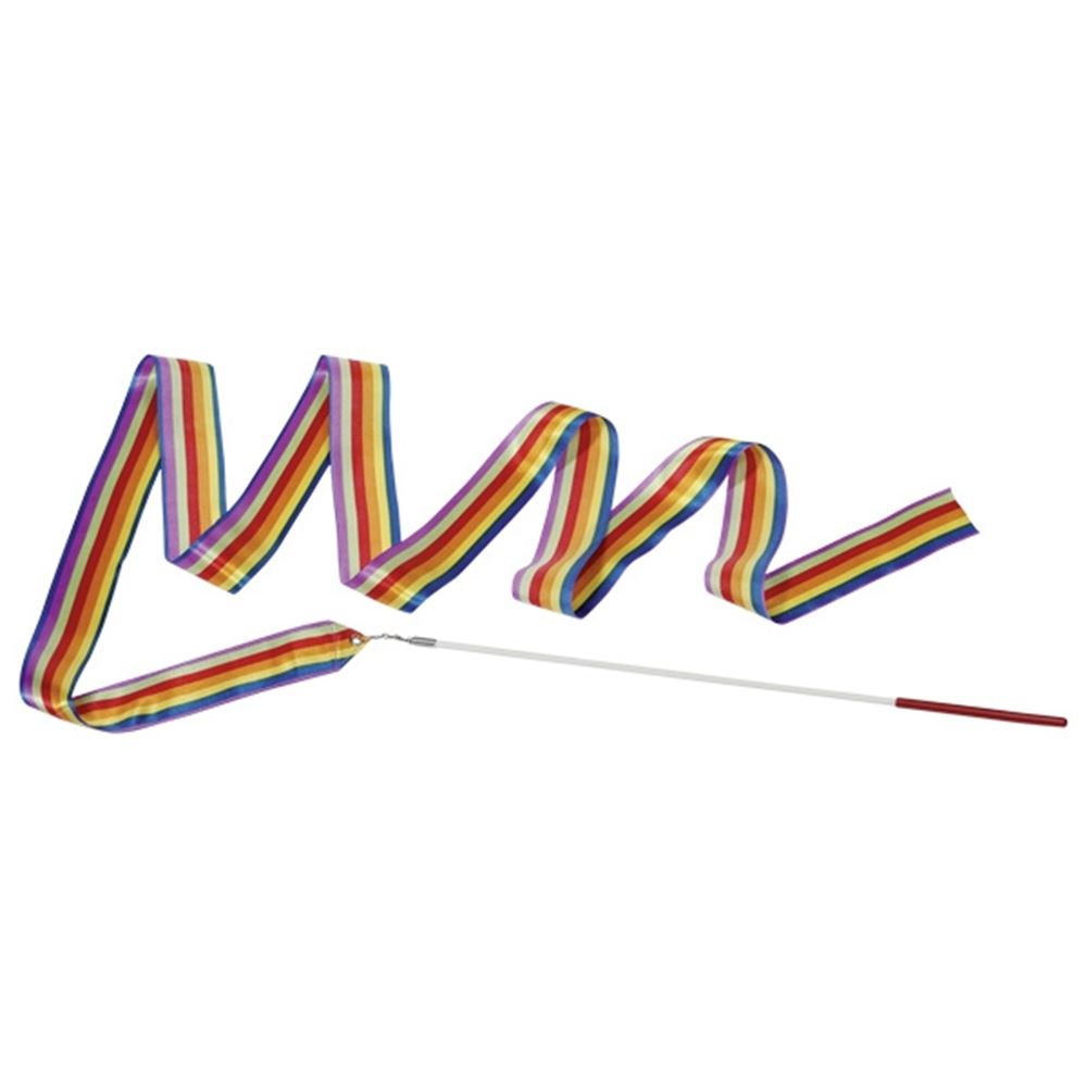 Ruban de gymnastique arc-en-ciel Goki. 200 cm. stick 4